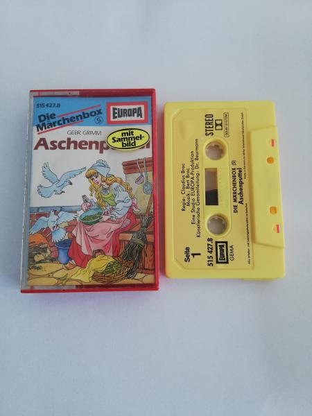 Die Märchenbox Folge 5 Aschenputtel/Schneeweißchen und Rosenrot Gelb mit Gelben Aufkleber 515427.8 Europa(Innencover beschrieben)